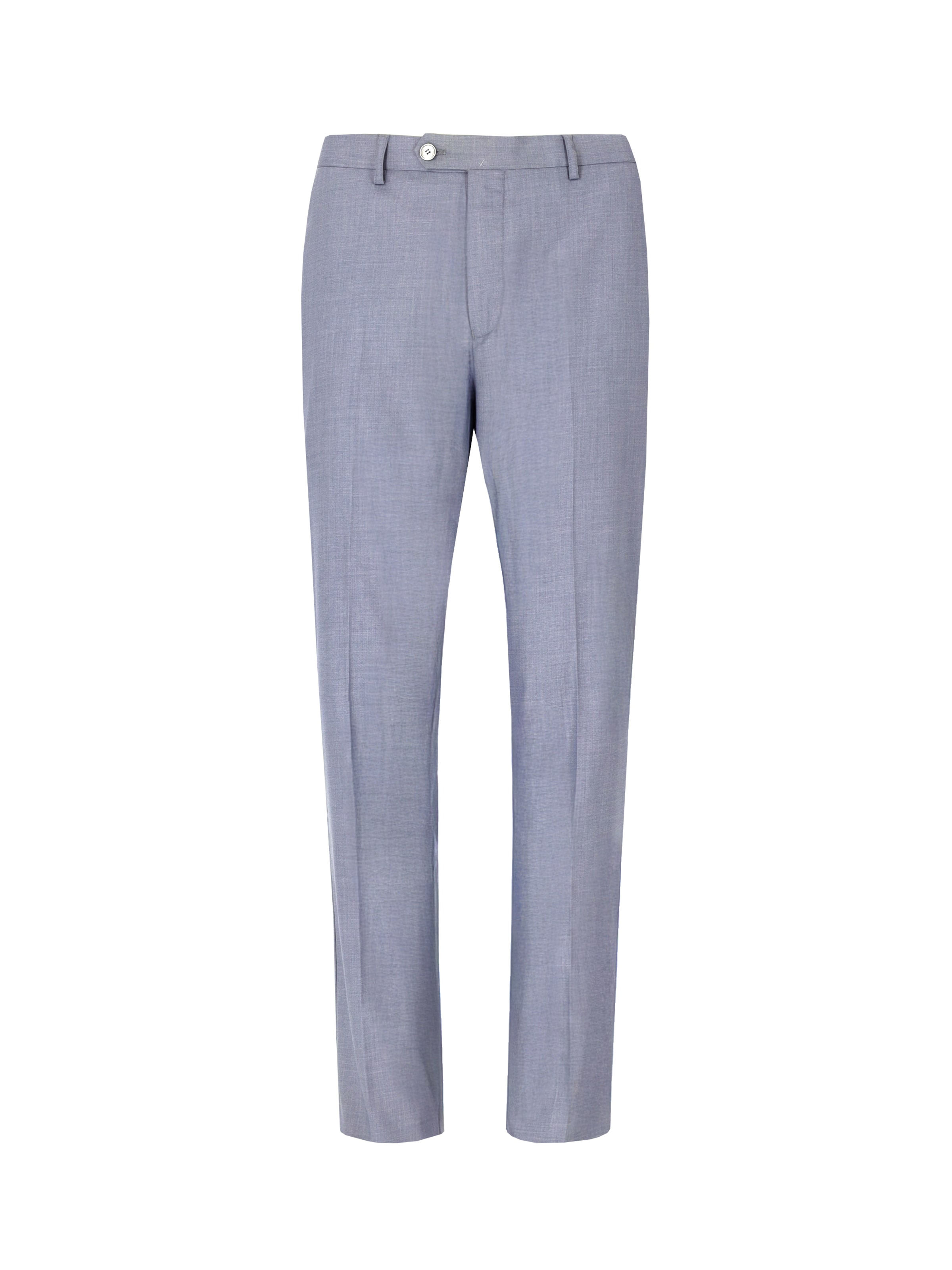 Distretto12 - Pantalón de pinzas 'ALABASTRO' en azul: frente