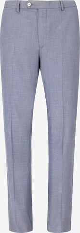 Distretto12 - Pantalón de pinzas 'ALABASTRO' en azul: frente