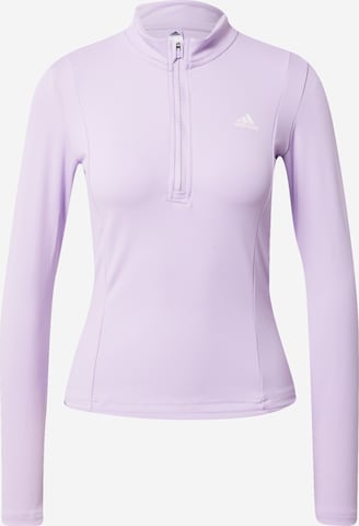 ADIDAS PERFORMANCE - Camisa funcionais 'Hyperglam' em roxo: frente