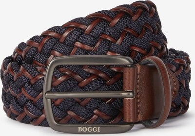 Boggi Milano Gürtel in navy / braun, Produktansicht