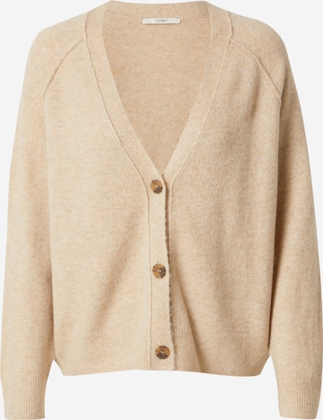 Cardigan ESPRIT en beige : devant