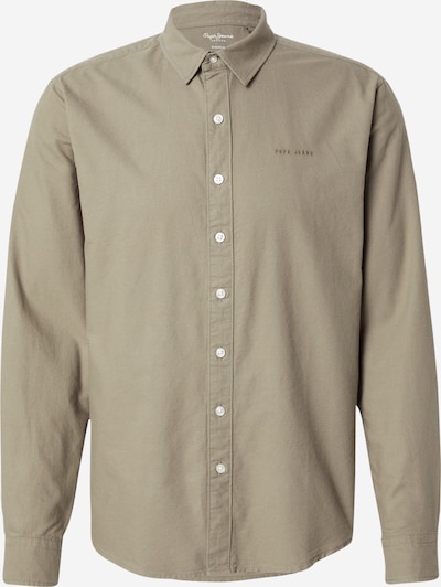 Marškiniai iš Pepe Jeans, spalva – rusvai žalia, Prekių apžvalga