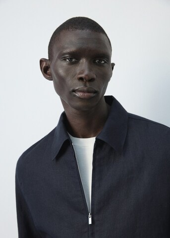 MANGO MAN Between-Season Jacket 'Arturo' in Blue