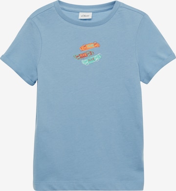 T-Shirt s.Oliver en bleu : devant