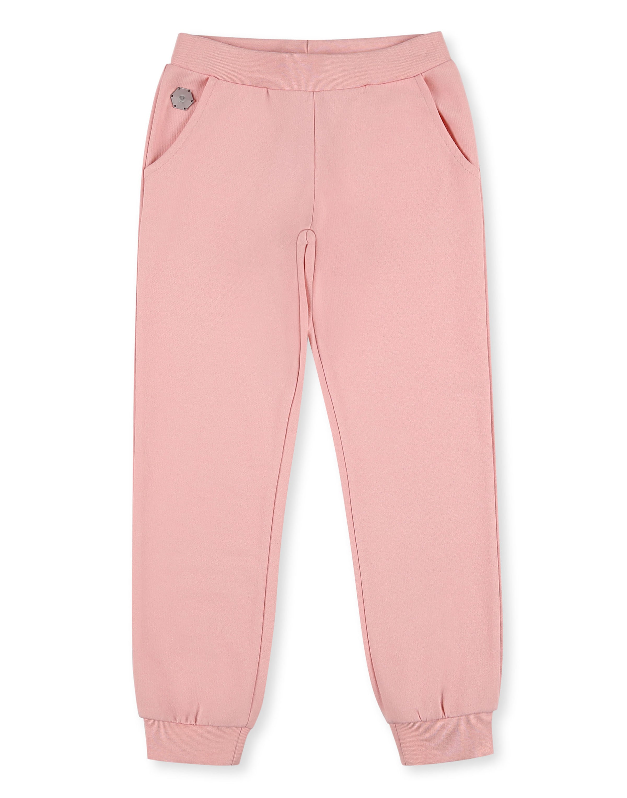 Philipp Plein - Tapered Calças em rosa: frente