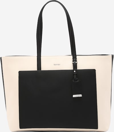 Calvin Klein "Shopper" tipa soma, krāsa - bēšs / melns, Preces skats