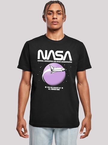 F4NT4STIC T-Shirt \'NASA Shuttle Orbit\' in Schwarz | ABOUT YOU