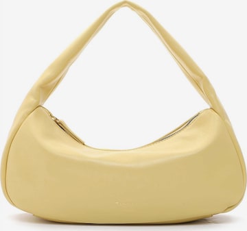 TAMARIS - Bolso saco 'Leana' en amarillo: frente