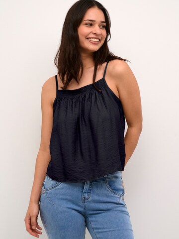 Cream Top 'CR Lori' in Blue: front