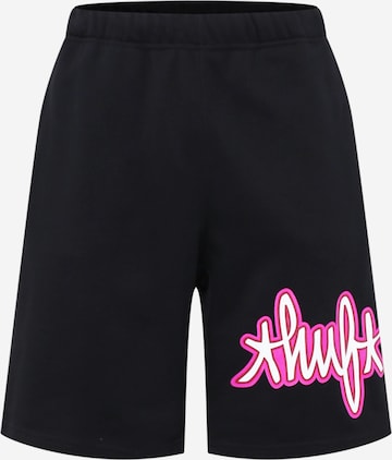 HUF Regular Pants 'LANDMARK' in Black: front