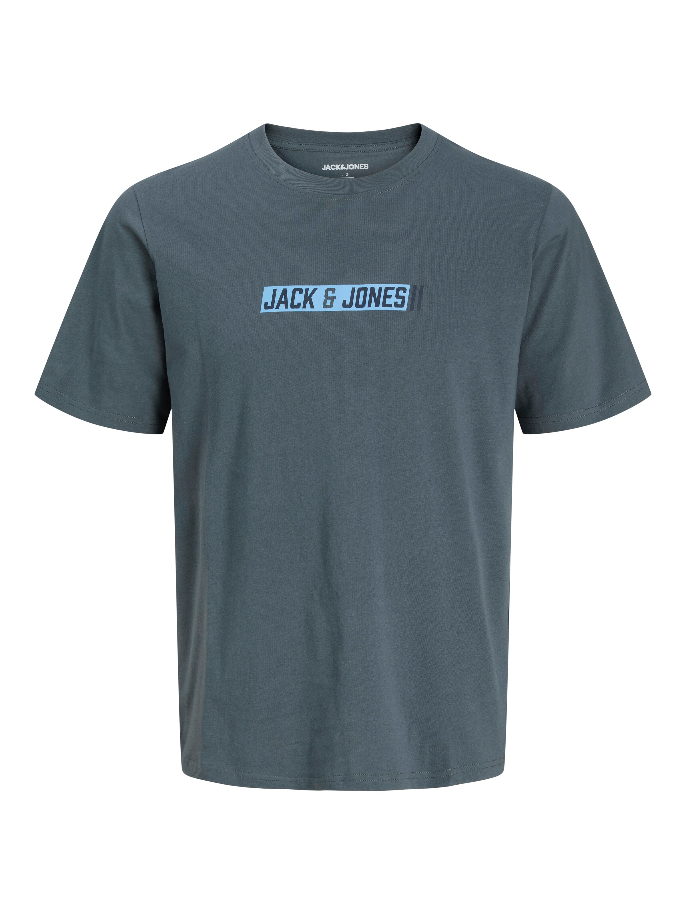 JACK & JONES T-Shirt in Grau: Vorderseite