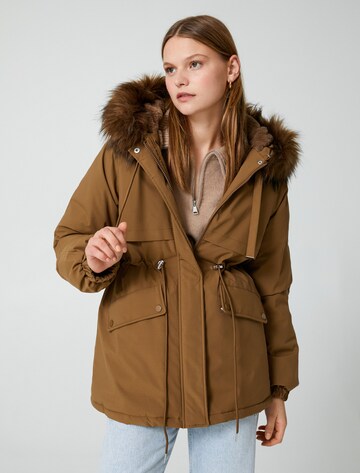 Koton Winterparka in Braun: Vorderseite