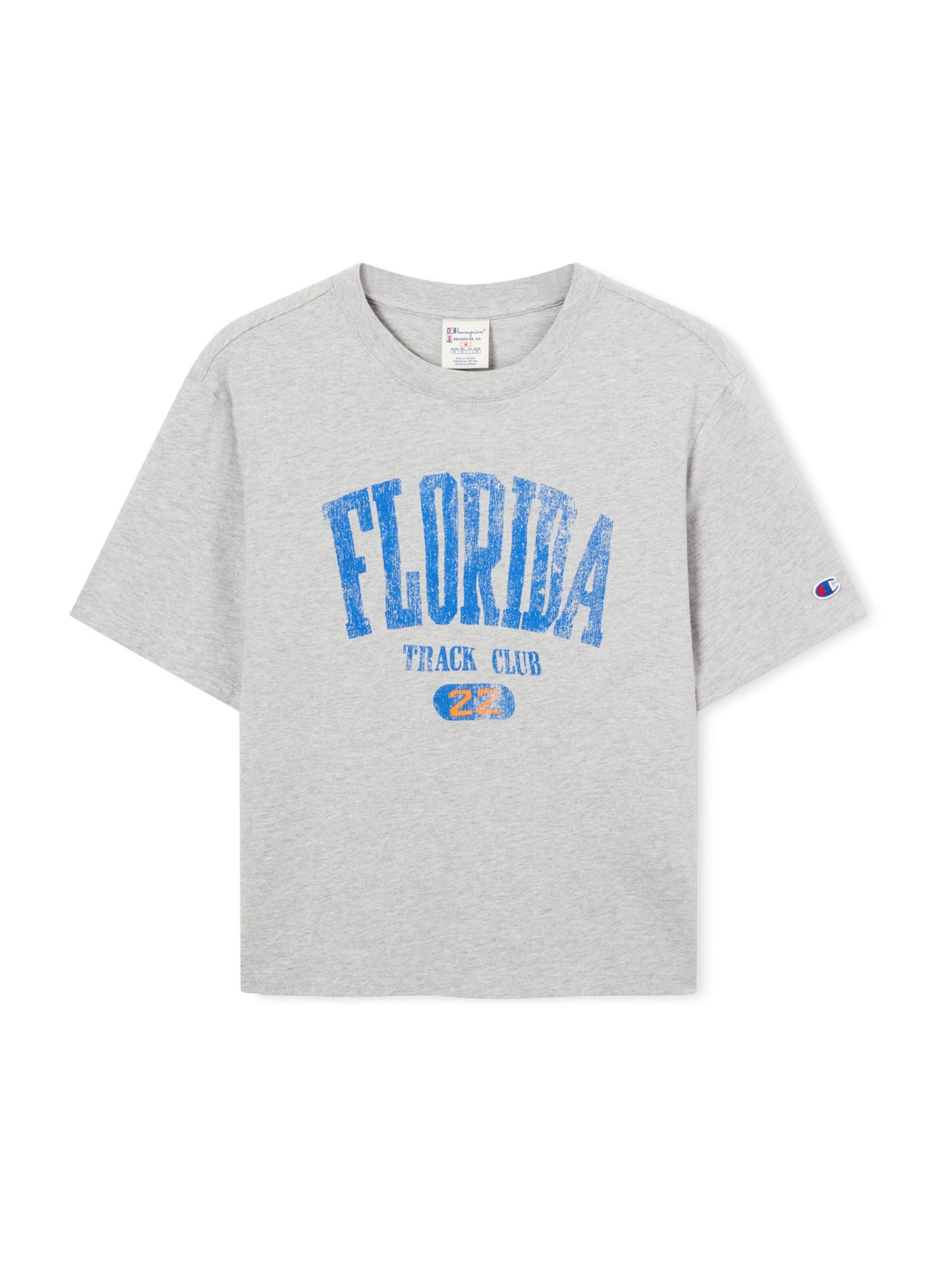 Tricou de la Champion Authentic Athletic Apparel pe gri: față