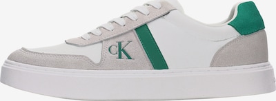 Sportbačiai be auliuko 'CLASSIC' iš Calvin Klein, spalva – žolės žalia / balta, Prekių apžvalga