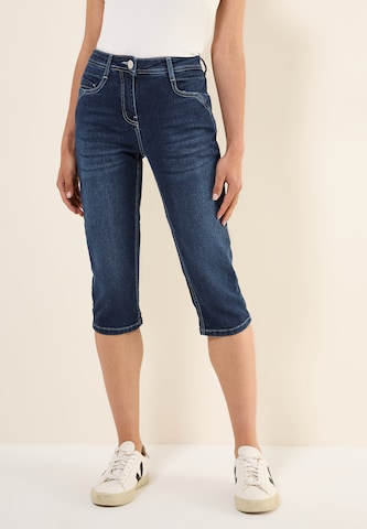 CECIL Slim fit Jeans 'Capri' in Blue: front