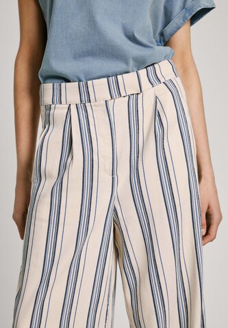 Pepe Jeans Wide Leg Hose 'Astrid' in Beige
