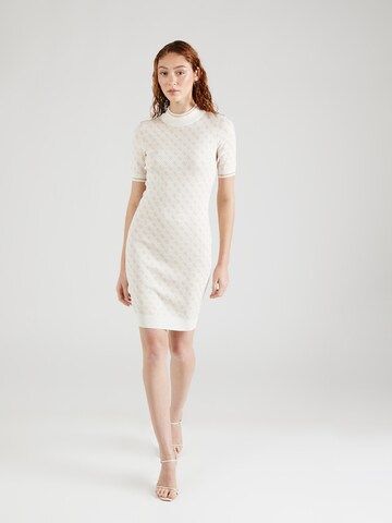 GUESS Трикотажное платье 'Lise' в Бежевый: спереди