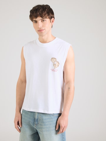 JACK & JONES Tričko 'JORMONTAUK' - Biela: predná strana