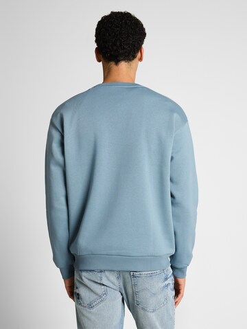 TOM TAILOR DENIM Sweatshirt in Blue
