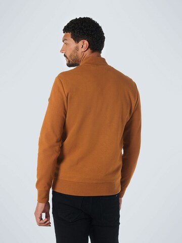 No Excess Zip-Up Hoodie in Brown