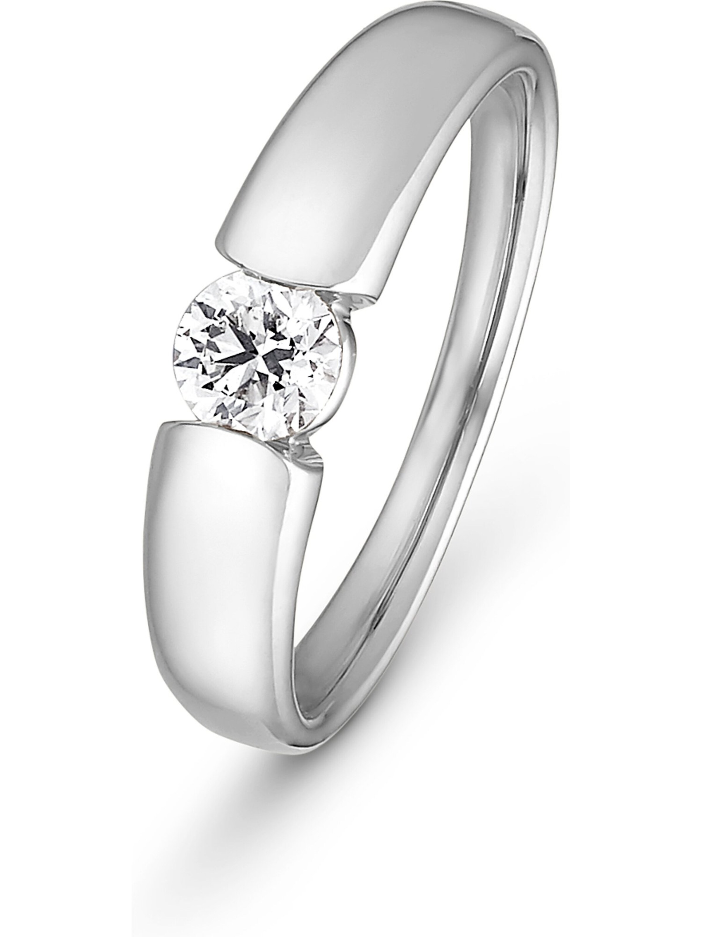 CHRIST Ring in White: front