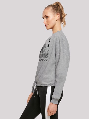 F4NT4STIC Sweatshirt 'Kanagawa' in Grau