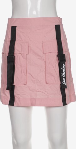 Love Moschino Skirt in XS in Pink: front