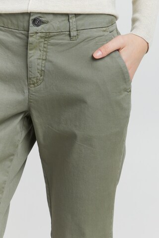 Oxmo Loose fit Chino Pants 'CHILLI' in Green