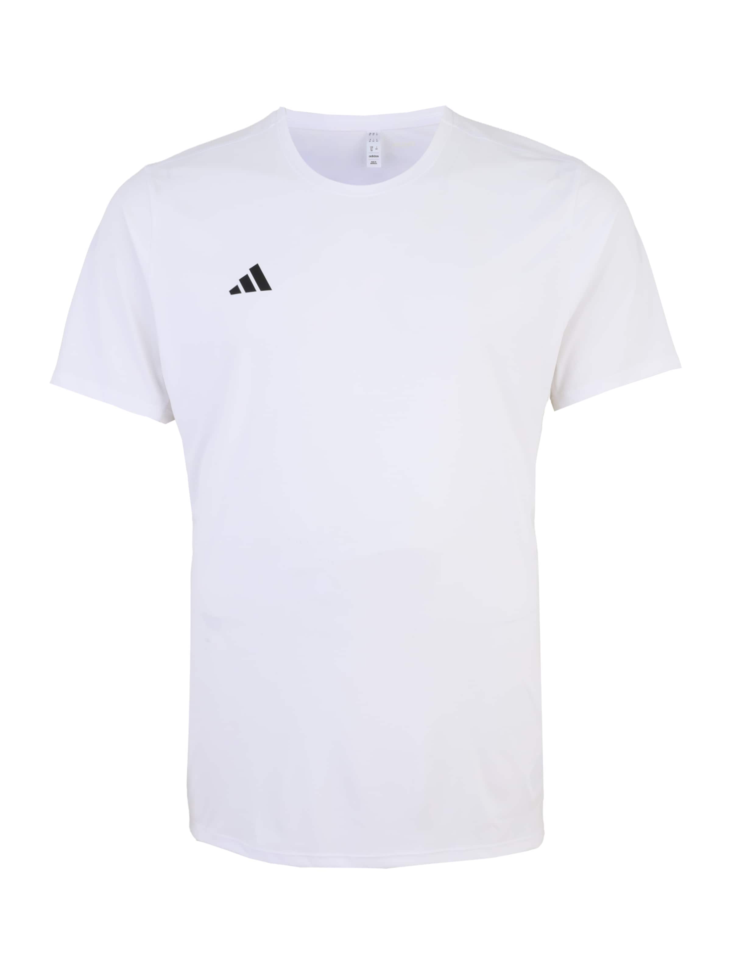 ADIDAS PERFORMANCE Funkcionalna majica 'ADIZERO E' | bela barva: sprednja stran