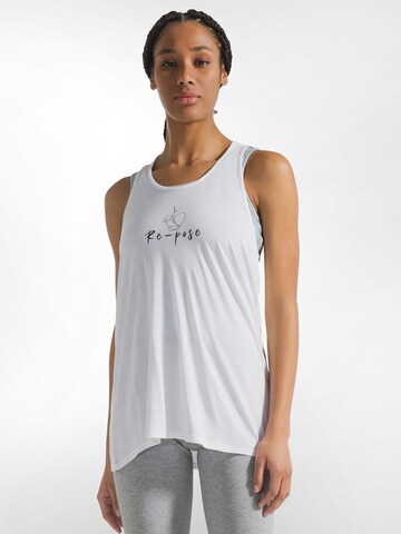 DEHA Sporttop in Wit: voorkant