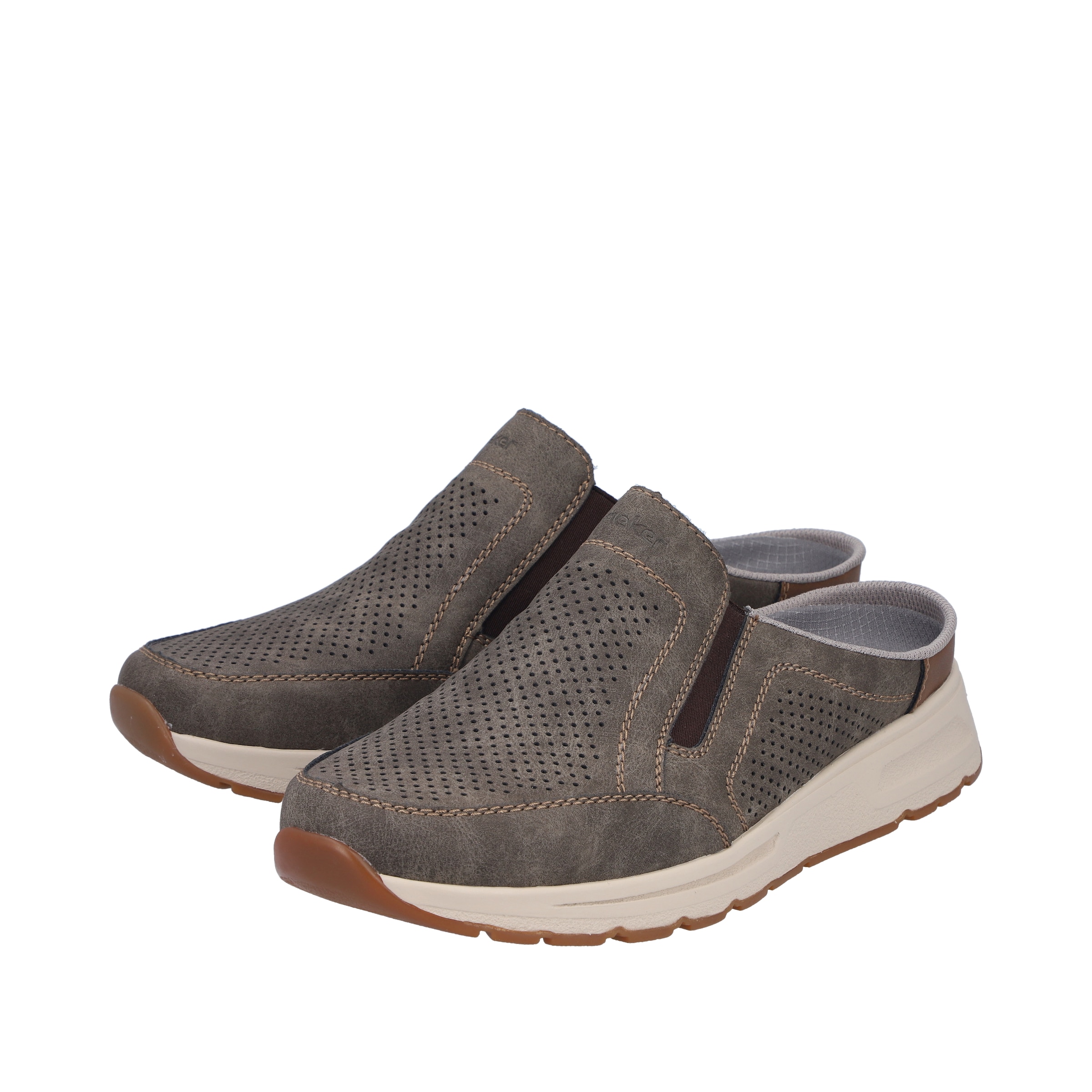Rieker Mules in Brown