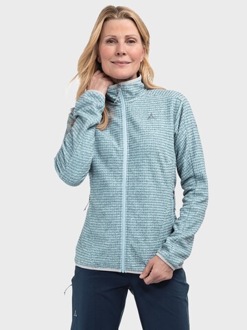 Schöffel Athletic fleece jacket in Blue: front