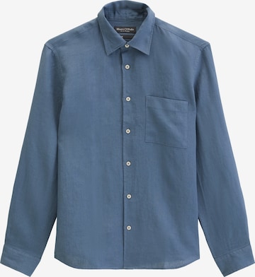 Marc O'Polo Regular Fit Hemd in Blau: Vorderseite