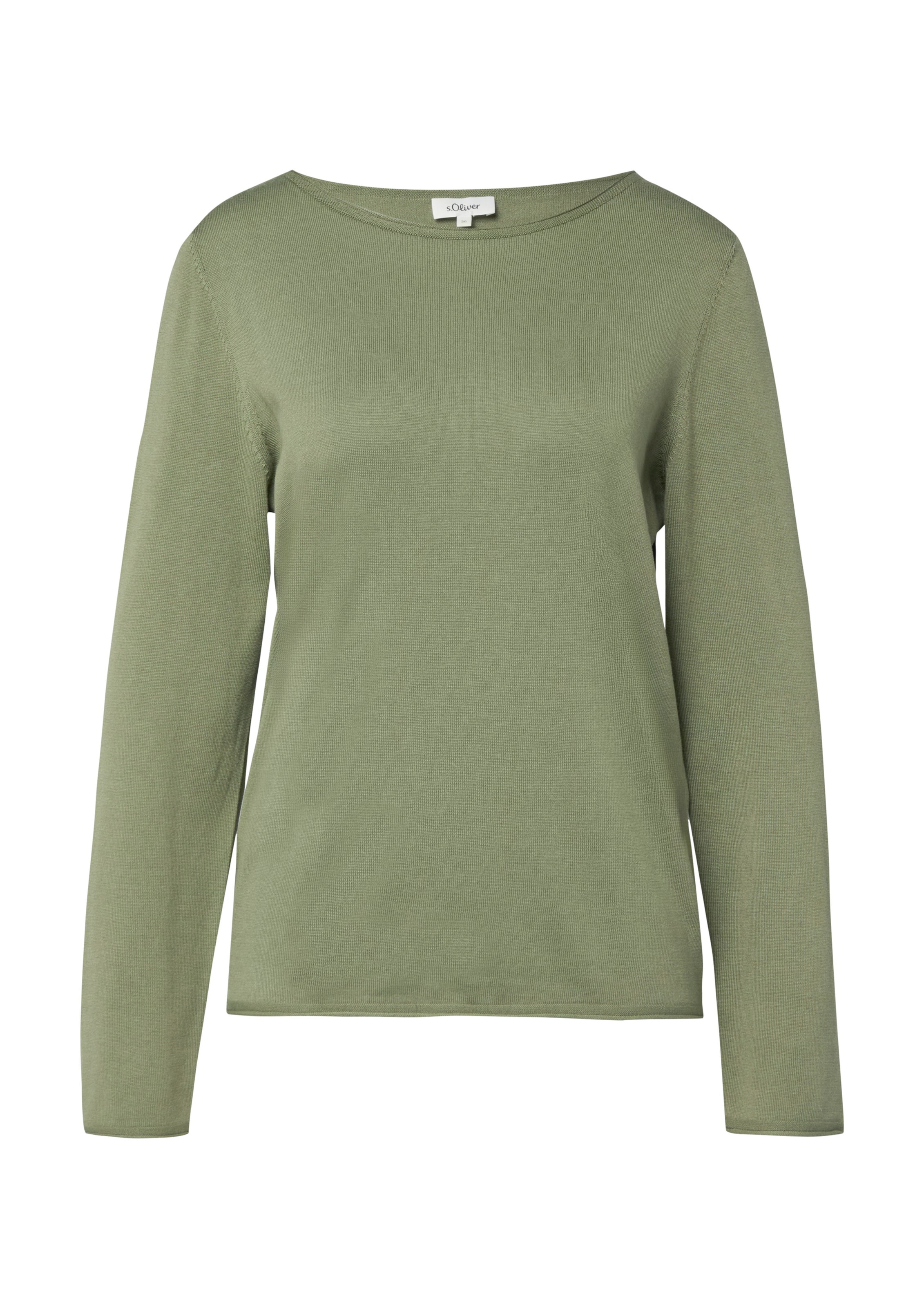 s.Oliver Pullover in Grün: Vorderseite