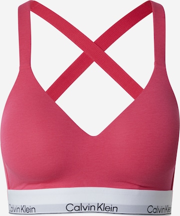 Calvin Klein Underwear Bralette Bra in Pink: front