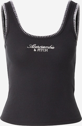 Abercrombie & Fitch Top – černá: přední strana