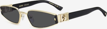 Lunettes de soleil DSQUARED2 en or : devant