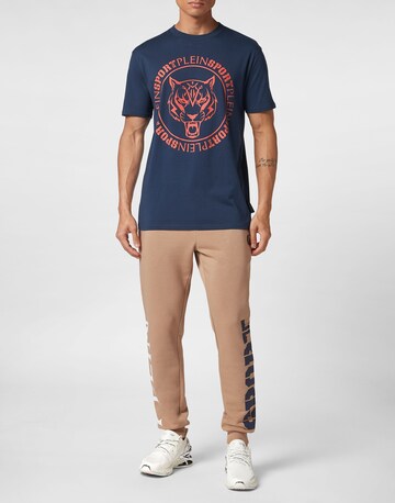 Maglietta 'Tiger' di Plein Sport in blu