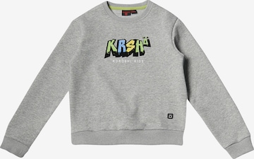 KOROSHI - Sweatshirt em cinzento: frente