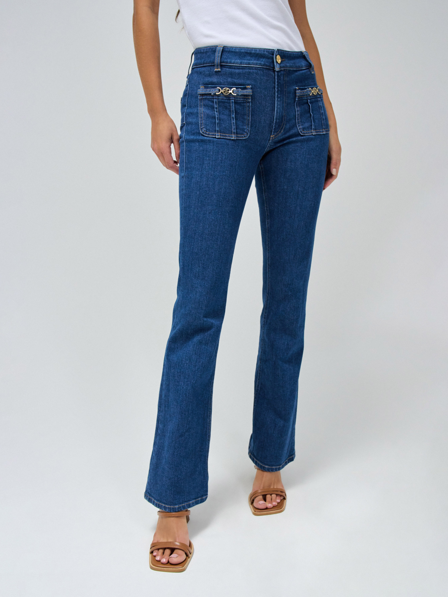 Bootcut Jean Salsa Jeans en bleu : devant