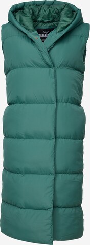 Threadbare Vest 'Viktoria' in Green: front