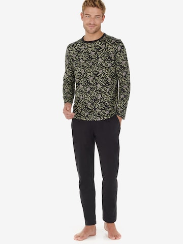 Pyjama long ' Ted ' HOM en noir : devant