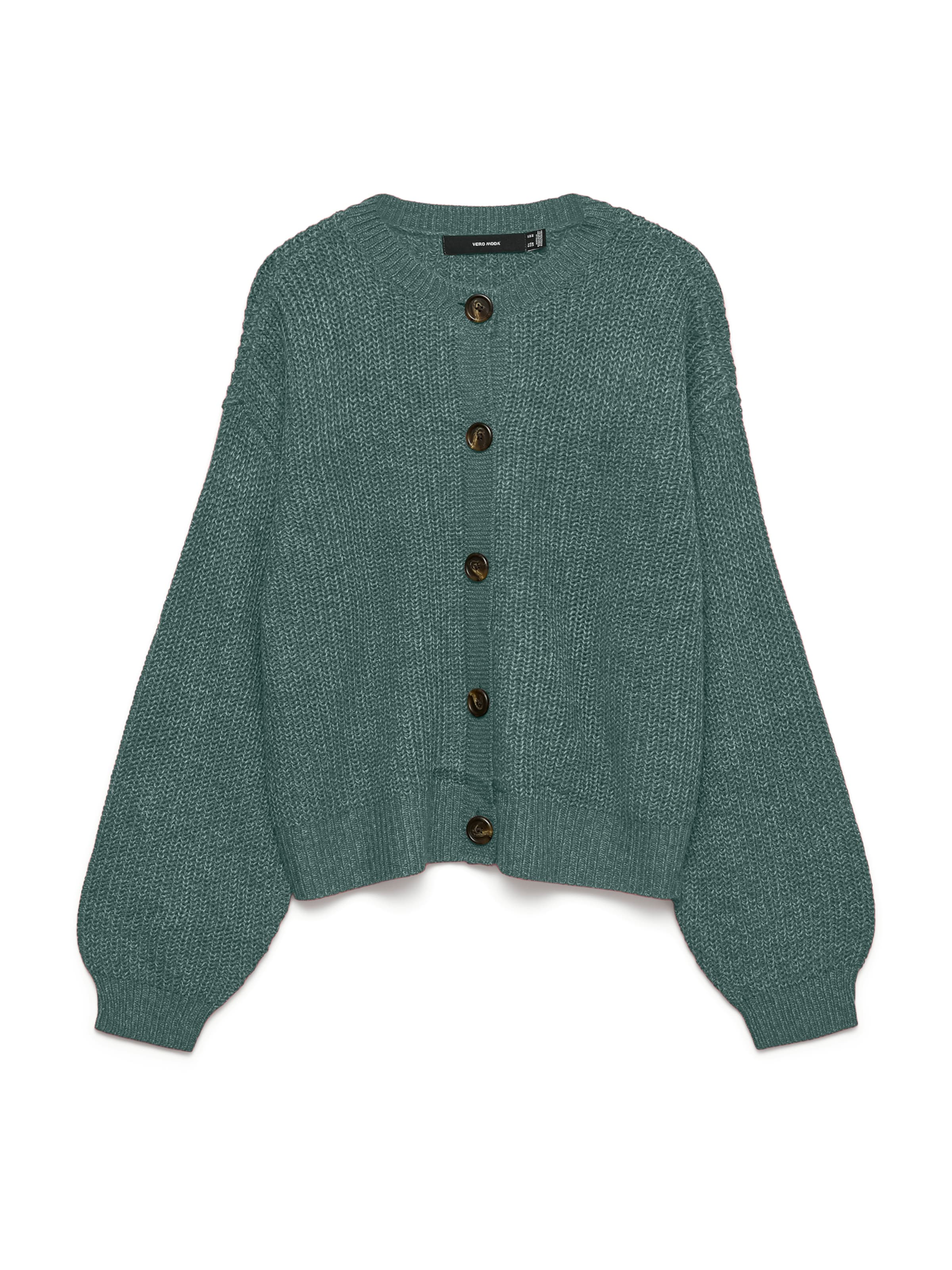 VERO MODA Cardigan 'VMLea' i grøn: forside