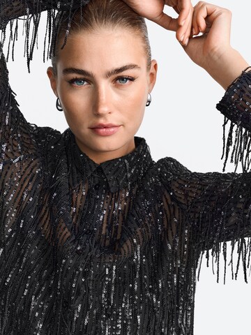 Rich & Royal Bluse in Schwarz