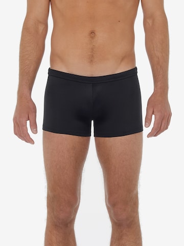 HOM Board Shorts ' Sea Life ' in Black: front