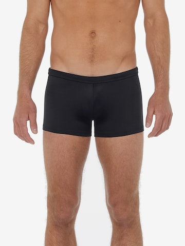 Shorts de bain ' Sea Life ' HOM en noir : devant