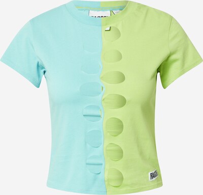The Ragged Priest Shirt 'SEEN' in Turquoise / Light green, Item view