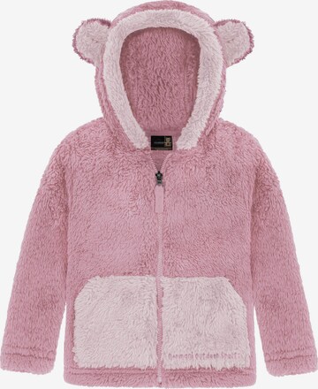 normani Fleece Jacket 'Barvas' in Pink: front