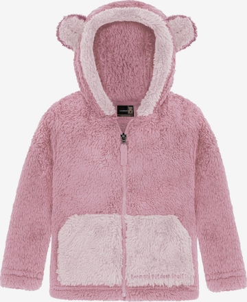 normani Fleecejacke 'Barvas' in Pink: Vorderseite