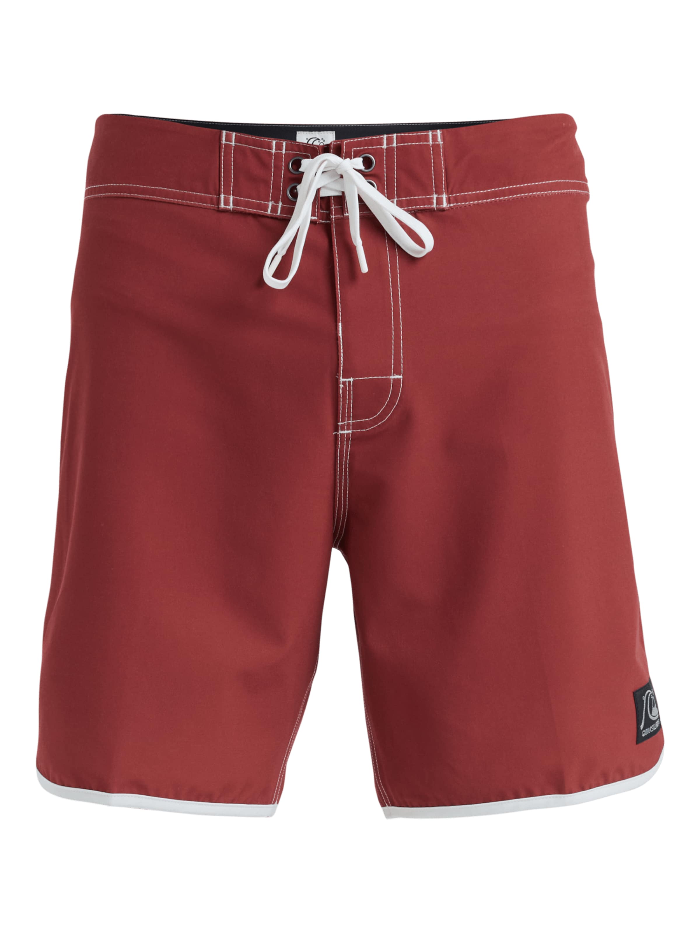 Regular Boardshorts 'Original Scallop' QUIKSILVER en rouge : devant